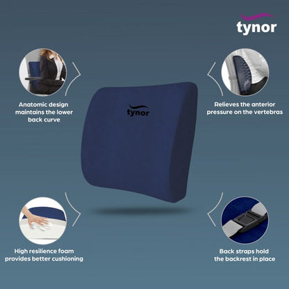 Tynor Lumbo Back Rest Urbane, Universal Size