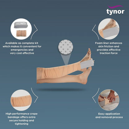 Tynor Skin Traction Set (PUF Liner)