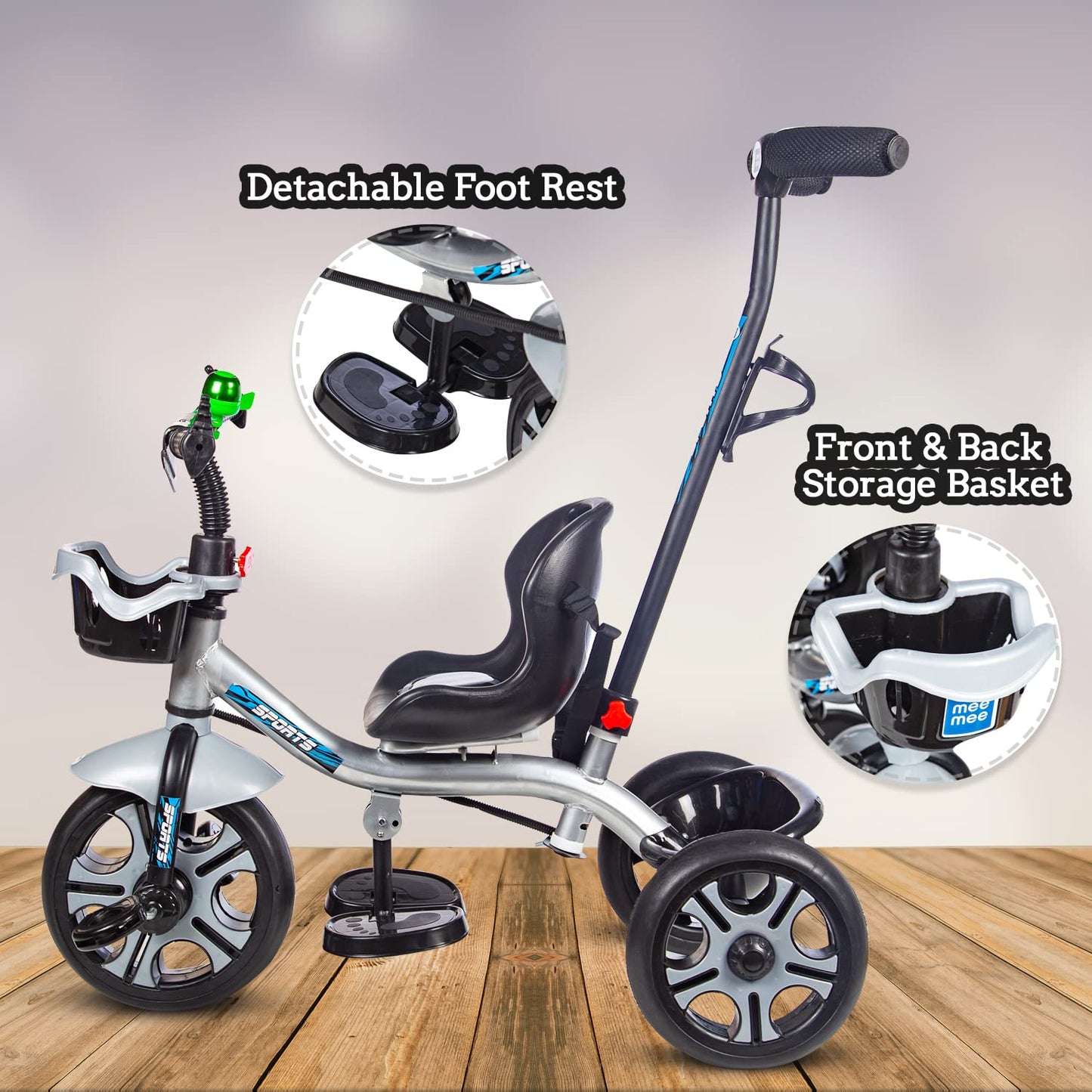 Mee Mee Premium Play Kids/Baby Tricycle with Parental Control