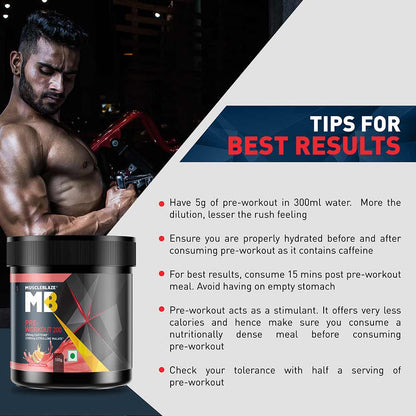 MuscleBlaze PRE Workout 200, 100 g