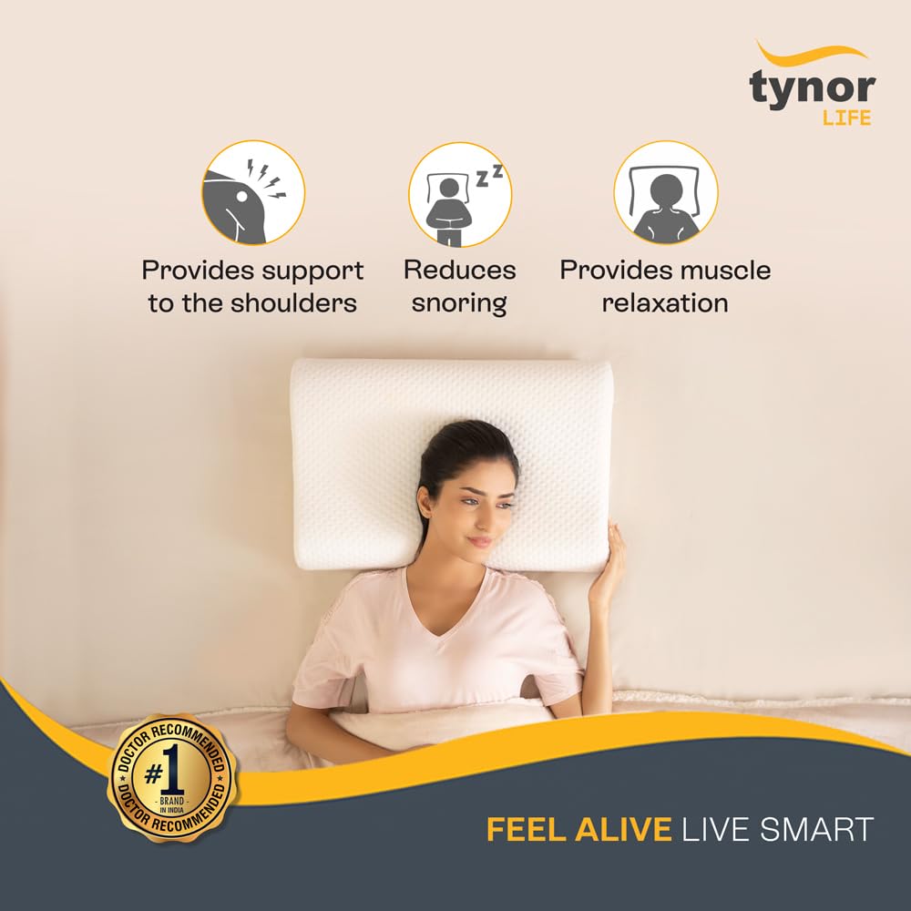 TYNOR Elite Ortho Contoured Memory Pillow