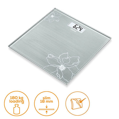 Beurer GS 10 glass bathroom weight scale