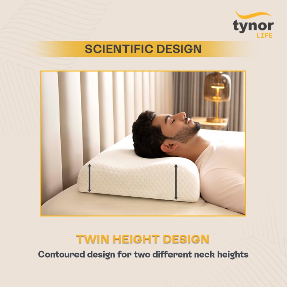 Tynor cervical pillow 2024 contoured free size