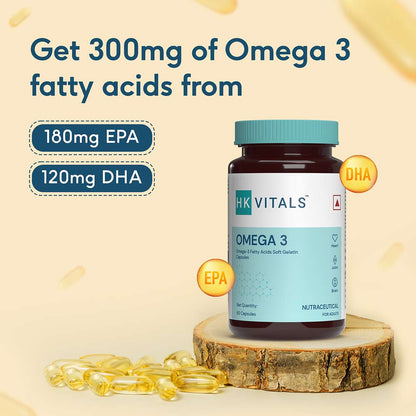 HK Vitals Omega-3 Soft Gelatin Capsules