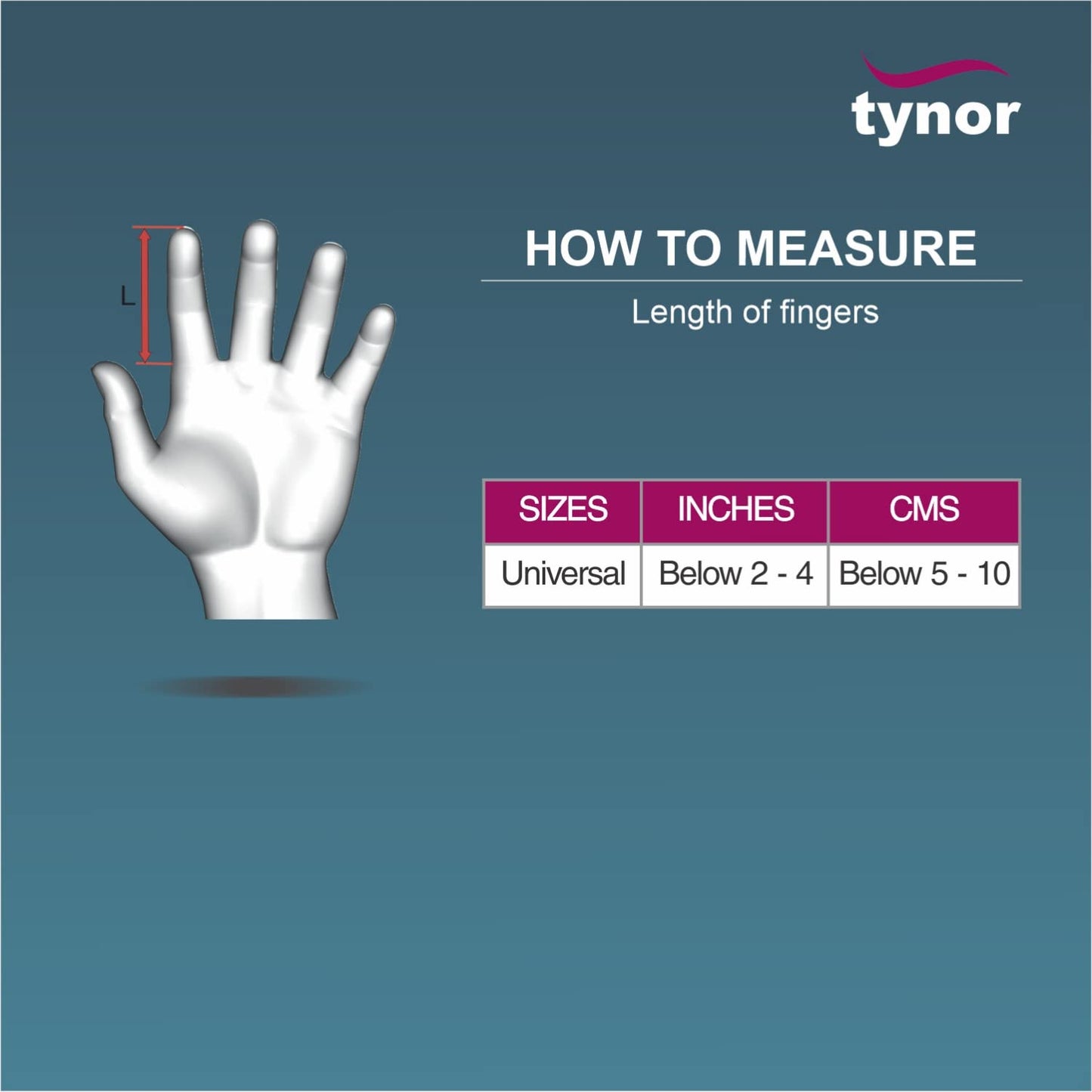 Tynor Mallet Finger Splint, Universal Size