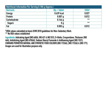 HK Vitals Biotin, Tablets