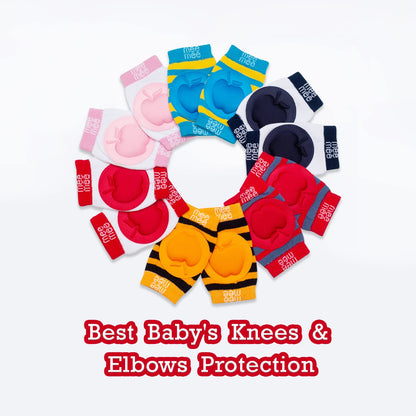 Mee Mee Soft Baby Knee Elbow Pads, (Pack of 2)