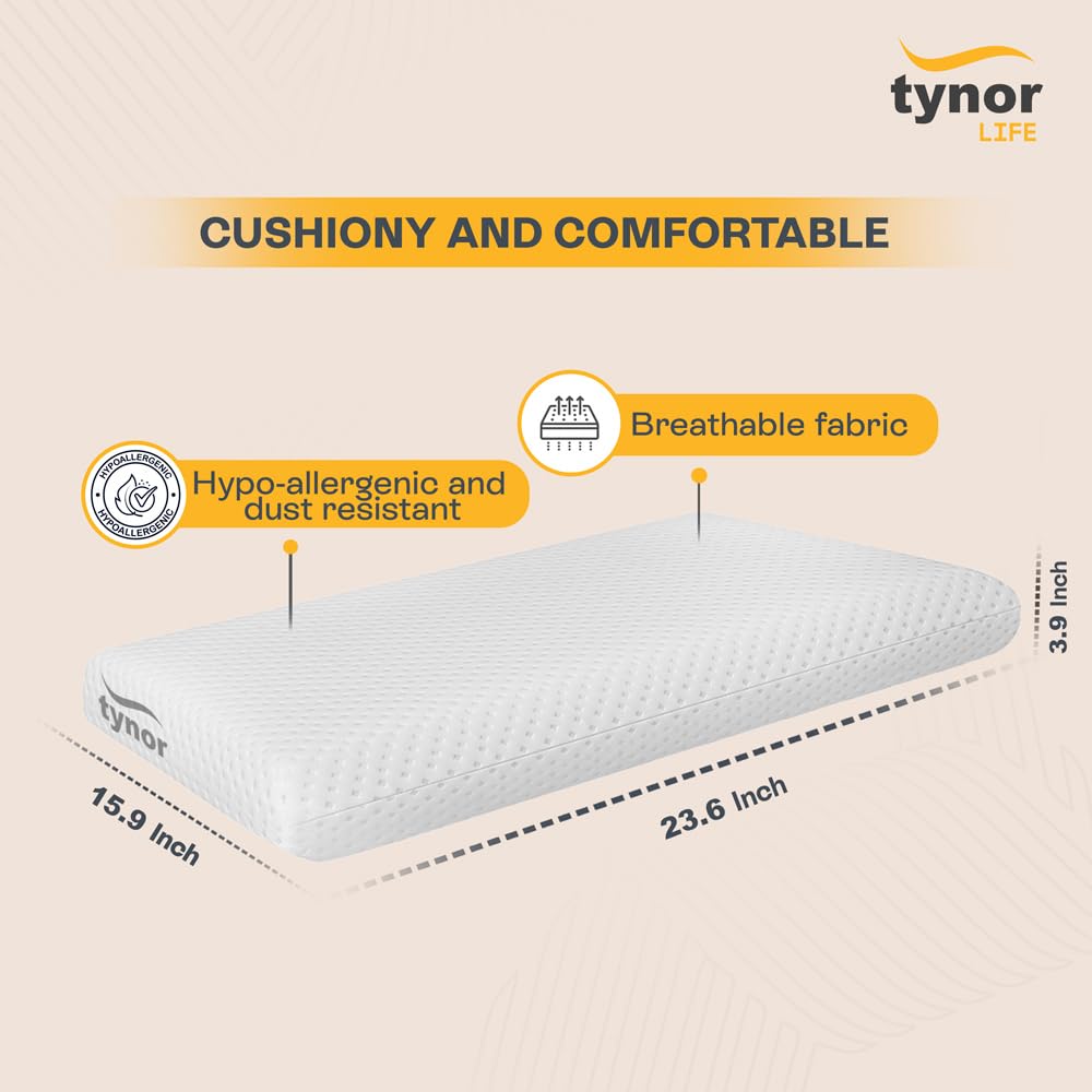 TYNOR Elite Ortho Memory Pillow, 1 Unit