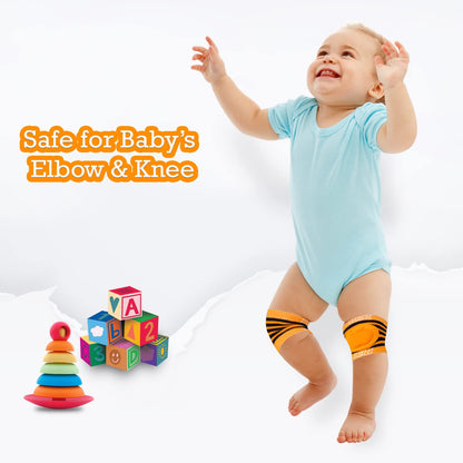 Mee Mee Soft Baby Knee Elbow Pads, (Pack of 2)