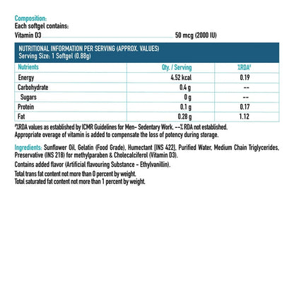 HK Vitals Vitamin D3