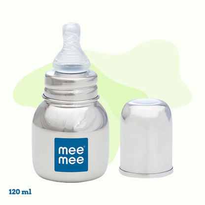 Mee Mee Milk-Safe™ Steel Feeding Bottle