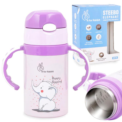 R for Rabbit Steebo Elephant SS Feeding Bottle 300 ML