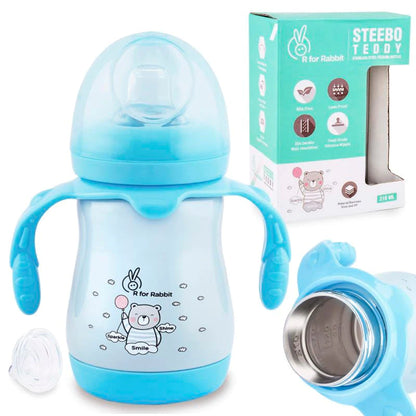 R for Rabbit Steebo Teddy SS Feeding Bottle 210 ML