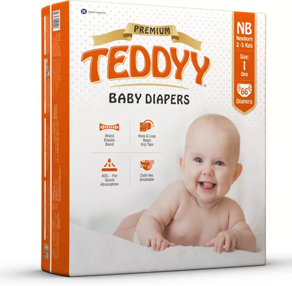 TEDDYY New Born Premium Arabic - 66 Count