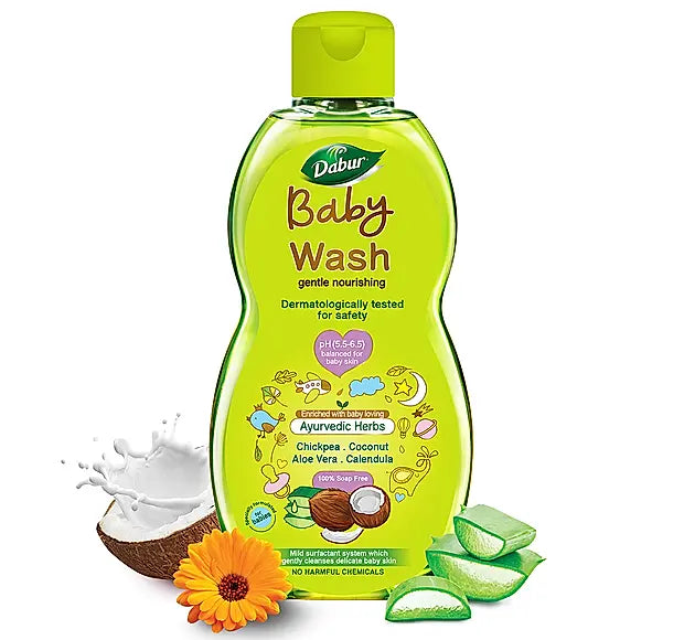 Dabur Baby Bodywash - Pack of 2 (500ml + 500ml)