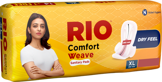 RIO Comfort Weave Sanitary Pads XL ( 27 + 3 Free Pads)